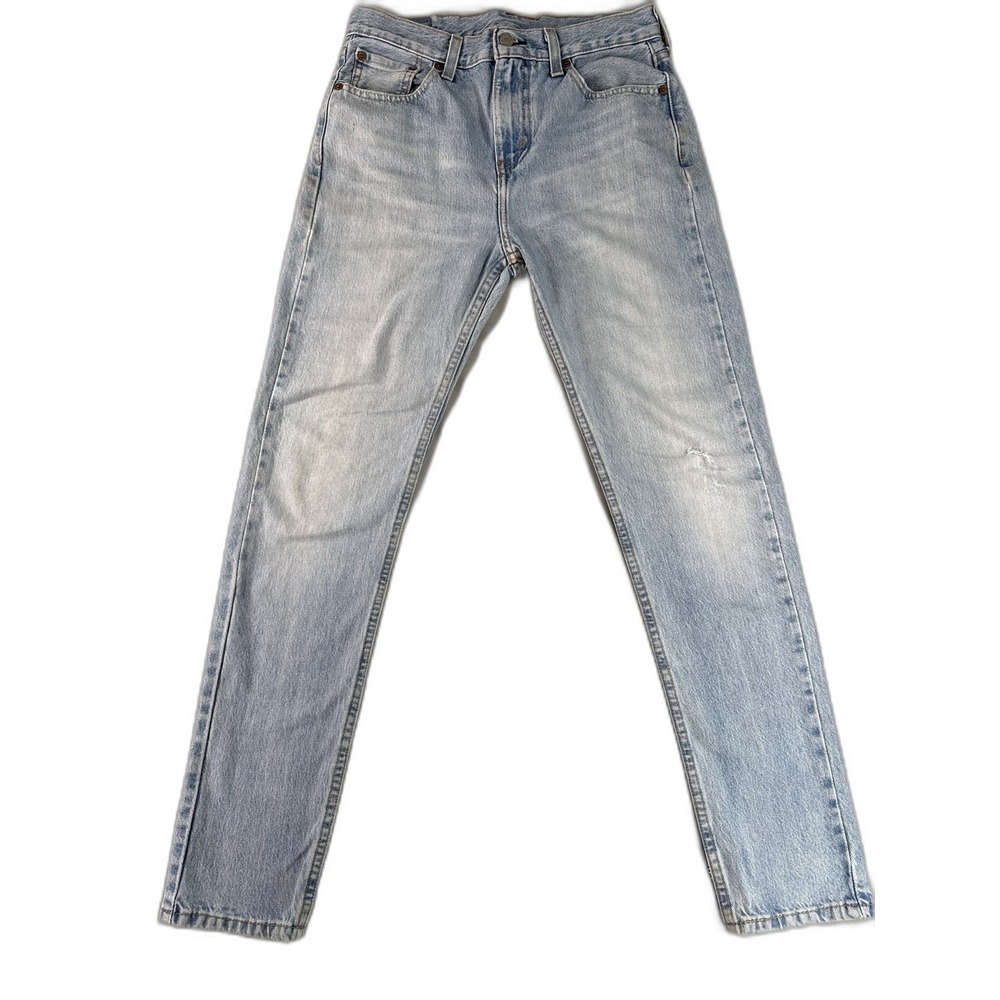Levi's‎ 510 Straight Jeans 30 Unisex Light Wash Denim Vintage Leg Made in
